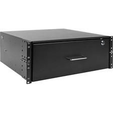 Tripp Lite by Eaton 4U Locking Rackmount Storage Drawer Rack Enclosures/ Open Fr picture