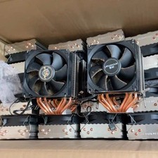 Bingman Dual-Tower CPU Cooler, 6 Heatpipe Design with 9cm Cooling Fan picture