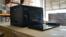 NETWORK RACK-9U, WALL MOUNT, WITH FAN &  INSIDE TRAY ( COMPLETE KIT) picture