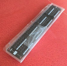 AMP NETCONNECT 406331-1 RJ45 Cat 5 48-Port Patch Panel, 110Connect, Black, 2U picture