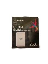 Adata Ultra Slim SC685 Series 250GB SSD External Solid State Drive White picture