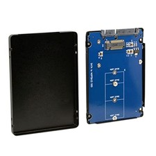 NFHK B+M Key Socket 2 M.2 NGFF (SATA) SSD to 2.5 SATA Adapter Card Black picture