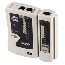 RJ-11/RJ11 RJ-45/RJ45 Plug Telephone Phone LAN Ehernet Network Cable Tester Tool picture