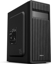 T6 ATX Mid Tower Computer PC Case, Pre-Installed 120Mm Fan, 5.25 ODD, USB 3.0, P picture