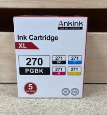 Ankink Compatible Canon Ink Cartridge PGBK 270XL, 5 Ink Tanks picture