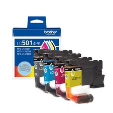 Genuine LC5014PK 4-Pack (1 Each of) Standard Yield Black, Cyan, Magenta, and ... picture