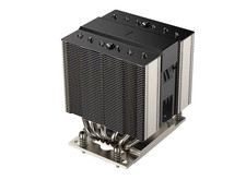 AMD EPYC 7002 7003 SP3 Dual Tower 6 Heatpipe 4U CPU Cooler Dual Ball Bearing Fan picture