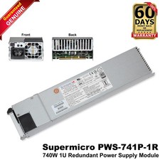 Supermicro 740W 80-Plus Platinum 1U Server Switching Power Supply PWS-741P-1R picture