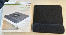 Allsop Premium Plush Mouse Pad With Wrist Rest, Gray, 11.8” X 11.6” picture