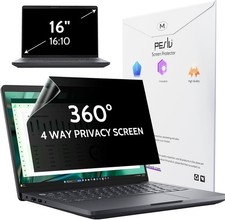 360° 4 Way Laptop Privacy Screen for 16 Inch 16:10 Aspect Ratio Computer Monitor picture