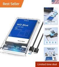 UASP-Enabled 2.5'' External Enclosure - Clear SSD Case for Easy File Transfers picture