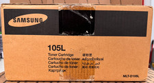 Samsung MLT-D105L Black Toner Cartridge Genuine OEM LOT x4 (NEW/SEALED) picture