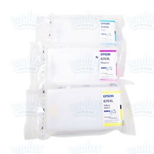 3PK Genuine Epson 676XL Color Inks 676 WP4010 WP4540 WP4590 WP4520 WP4020 WP4530 picture