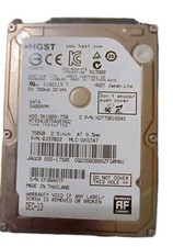 HGST HTS541075A9E662 750GB, Internal, 5400 RPM, 2.5