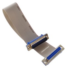 DB25 Male to DB25 Female 25-wire 28AWG Flat Ribbon Cable picture