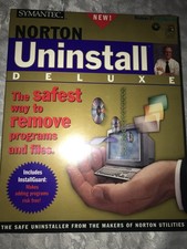 NOS Vintage 1997 NORTON UNINSTALL DELUXE Symantec WINDOWS NT & 95 InstallGuard picture