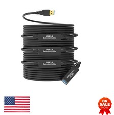 100FT USB 3.0 Active Extension Cable A-Male to A-Female 5Gbps Signal Amplifier picture