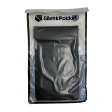 Silent Pocket SLNT Faraday Phone Sleeve - Signal Blocking Pouch Small Black picture