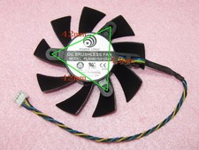 75mm 12V 0.35A 4pin PLA08015S12HH Fan For Video Card R4770 42*42*42mm picture