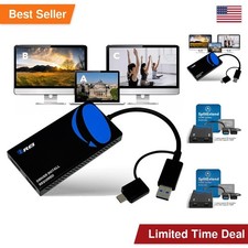 OREI SplitExtend HDMI Adapter Dual Monitor 4K@30Hz USB-A/C for Windows Mac picture