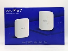 eero Pro 7 2-Pack Tri-Band Mesh WiFi 7 Router System New 4000 SqFt Coverage picture