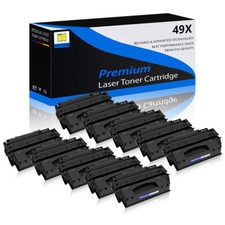 10PK Black Q5949X 49X Toner Compatible for HP LaserJet 1320TN 1320NW 3390 3392 picture