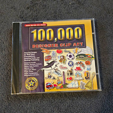 NEW SEALED Vintage 1999 Global Star 100,000 Designer Clip Art CD-ROM Win 95/98 picture