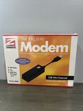Zoom Model 3095 USB Modem 56K V.92 Data Fax Dial-Up Windows Macintosh  Linux Co picture