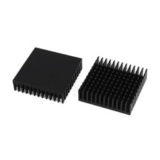 10pcsx Black Aluminum Radiator Heat Sink Heat Sink 40x40x11mm picture