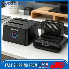External Hard Drive Docking Station 2.5/3.5in HDD SSD SATA USB Hard Drive Reader picture