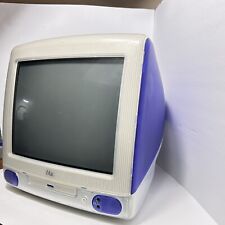 Vintage RETRO Apple iMac G3 Macintosh Computer Purple vintage all in one Working picture