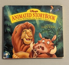The Lion King  Animated Story Book - Disney 1994 - Interactive CD Rom Windows picture
