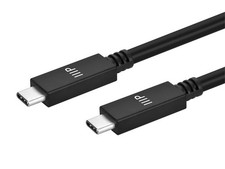 Monoprice Ultra Compact USB Type-C 3.2 Gen2 Cable - 1m (3.3ft) - Black, 10Gbps picture