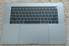 APPLE MACBOOK PRO A1990 case KEYBOARD PALMREST TRACKPAD BATTERY Space Gray A- picture