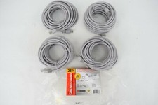 Inland Cat6 25FT CAT6 RJ45 to RJ45 Cable Grey Lot of 4  picture