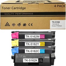 TK-5162 Toner Cartridge Compatible for Kyocera Ecosys P7040cdn Printer 4Pack picture