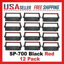 SP-700 x 12 Pack Ribbon Ink BLACK / RED Star SNBC Epson Kitchen Printer SP700 picture