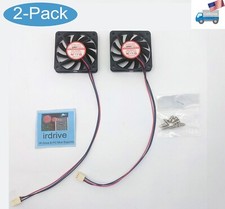 2pack: Evercool 60mm x 10mm 3pin 12V DC High Speed Ball Bearing Fan EC6010HH12CA picture