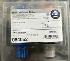 HID Fargo 084052 HDP YMCKK Color Ribbon 500 Images for HDPii HDP5000 picture