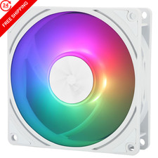 Thermalright TL-P9W-S CPU Fan ARGB,PC Case Quiet 4PIN PWM TL-P9W-S, WHITE picture