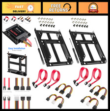 2 Pack SSD/HDD Metal Mounting Bracket Kit - Convert 2.5