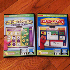 Lakeshore Interactive Whiteboard Software CDs Letter of the Day + Sound Sorting picture