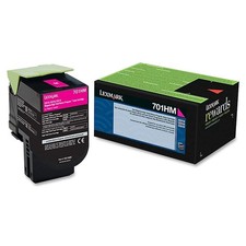 Original Lexmark 70C1HM0 Magenta Toner. New Sealed Box, We Ship Fast picture
