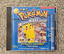 The Learning Company Pokémon Project Studio Blue Version CD-ROM Windows 95/98 picture