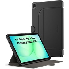For Galaxy Tab A11 Plus /A9 Plus Case Poetic Explorer Magnetic Folio Stand Black picture