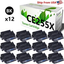 12PK CE255X 255X toner cartridge for Enterprise M521dw P3015d P3010 Printer picture