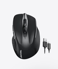 Tecknet- Wireless rechargeable mouse TK-MS009,Black picture
