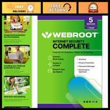 Internet Security Complete Antivirus Software 2026 | 5 Devices | 1 Year Keycard picture