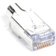 Black Box Shielded CAT6 EZ-RJ45 Modular Plugs- 100-Pack - 1 x RJ-45 Male picture