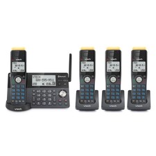 Cordless Phone 4 Handset DECT 6.0 2300ft Range Bluetooth VTech IS8128-41 picture